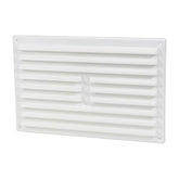 Timloc 9x6 Plastic Internal Louvre Grille Vent Fly Screen White